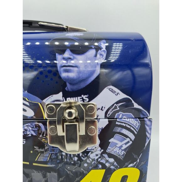 NASCAR Jimmie Johnson #48 Metal Lunchbox Lowes NEW 2007 Vintage Metal. - Picture 2 of 7